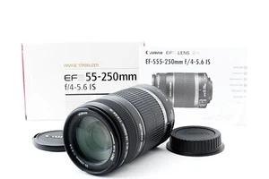 ! Look ! "TOP MINT" Canon EF-S 55-250mm f4-5.6 IS Zoom Lens From Japan #010 - Picture 1 of 12