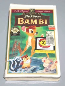 Bambi VHS 55th Anniversary Masterpiece Walt Disney - Brand New & Sealed!! - Picture 1 of 2