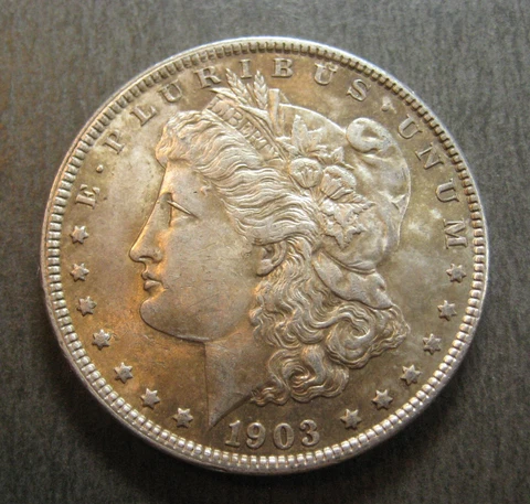 1903   Morgan Silver Dollar - 90% Silver - * (P3693) Cover