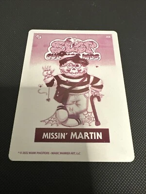 Slop Culture Kids 1st Series Magenta Printing Plate 26B Waldo GPK Pingitore - Image 1 of 2