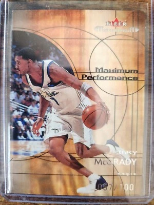 2001-02 Fleer Maximum Tracy McGrady Maximum Performance 57/100 #2 MP Magic HOF - Image 1 of 2