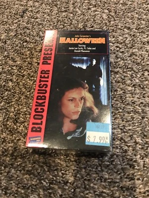 John Carpenters Halloween (VHS, 1995) Blockbuster Presents Horror - New Sealed - Image 1 of 4
