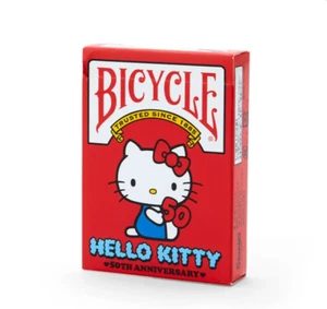 Bicicleta Hello Kitty Sanrio Tarjetas de Juego 50 Aniversario de Hello Kitty Nuevo - Imagen 1 de 5