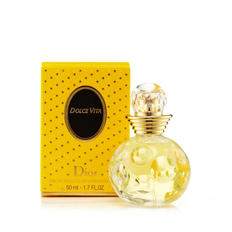 迪奥 Dolce Vita 女士 EDT 1.7 FL OZ / 50 毫升天然喷雾全新带盒 — 第 1/1 张图片