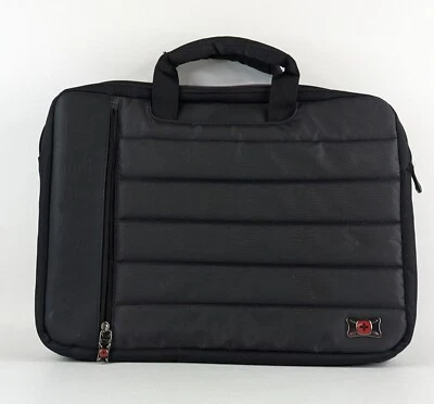 SwissGear Anthem黑色笔记本电脑超薄保护壳适合17英寸笔记本电脑-耐用电脑包 — 第 1/4 张图片
