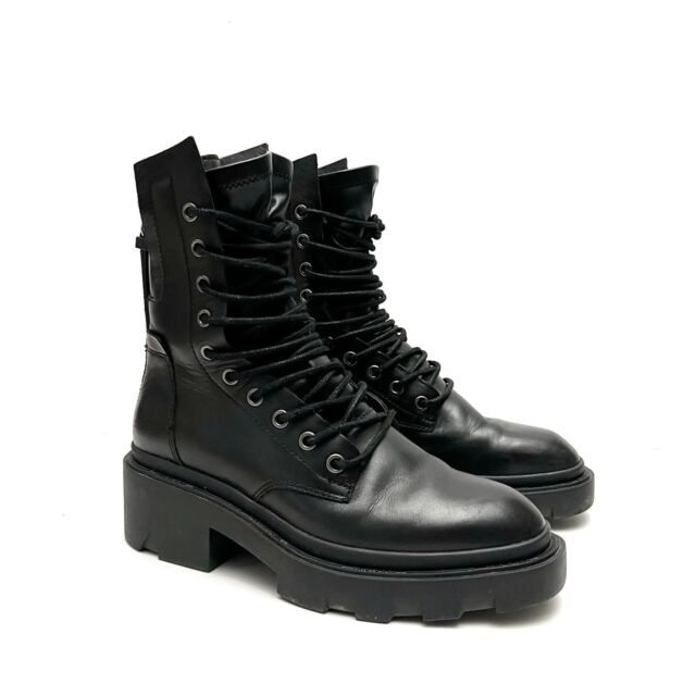 ASH Womens Madness Combat Boot Size US6 M EUR36