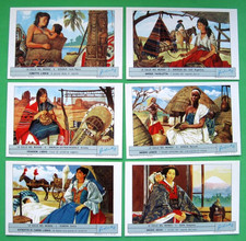 LIEBIG - S1821   F1818 - CRADLES OF THE WORLD - SET OF 6 - 1967