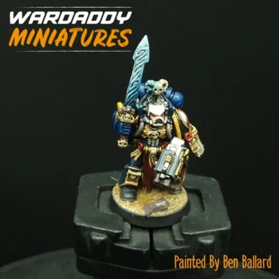 Warhammer 40k Pintado Profesional Escorpiones Rojos Fuera de Uso Metal Bibliotecario Games Workshop  Foto 1 de 4
