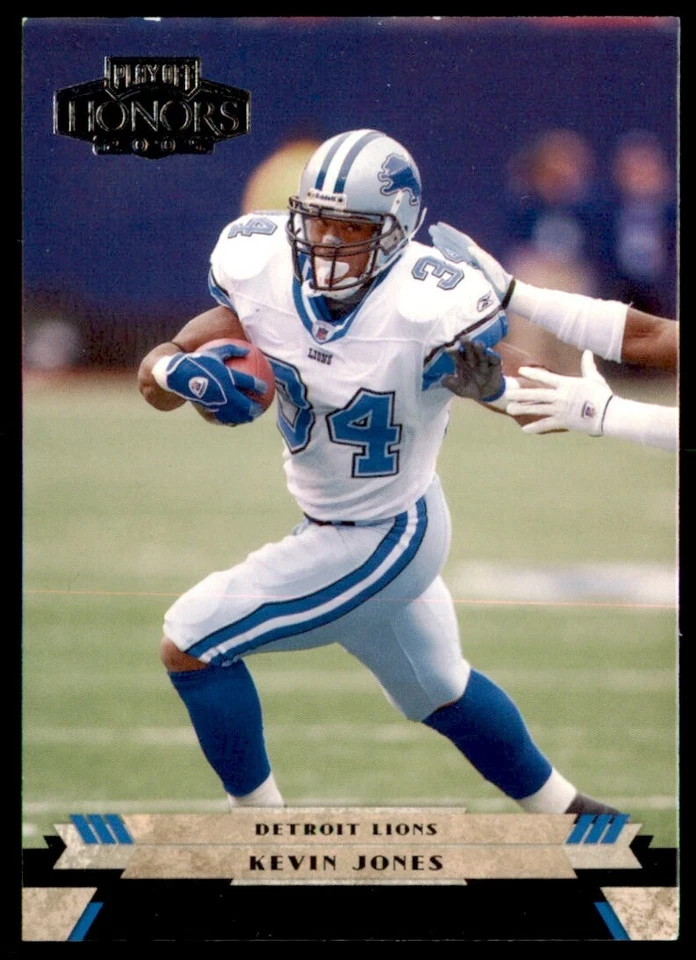 2005 Playoff Honors Kevin Jones Detroit Lions #35 - Image 1 of 2