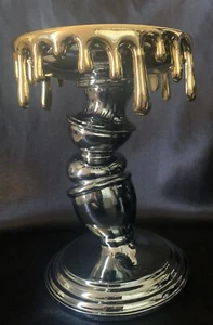 2021 Bath & Body Works Candle Holder Candle Pillar Stick Drips Halloween Wonky - Picture 1 of 9