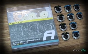 ZoomOn 1/24 Disc Brake set A for 15-17'' Rims - Picture 1 of 1