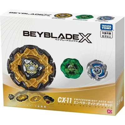 Takara Tomy Beyblade Burst CX-11 Emperor Might Deck Set New Japan Exclusive - image 1 of 2