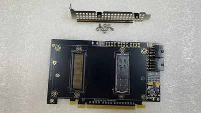 SXM2 To PCIE Adapter Board Supports Nvidia Tesla P100 V100 16GB 32GB w/bracket - Image 1 of 2