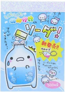 Mini bloc de notas Q-LIA Soda Drink hecho en Japón Heisei retro elegante - Imagen 1 de 4