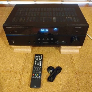 Yamaha RX-V385 5.1ch AV-Receiver getestet Top Zustand HDMI Bluetooth schwarz - Bild 1 von 10