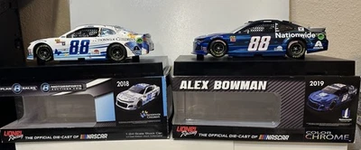 2 - 2019 Alex Bowman #88 Nationwide 1/24 diecast Patriotic C Chrome, Children's - Image 1 of 4