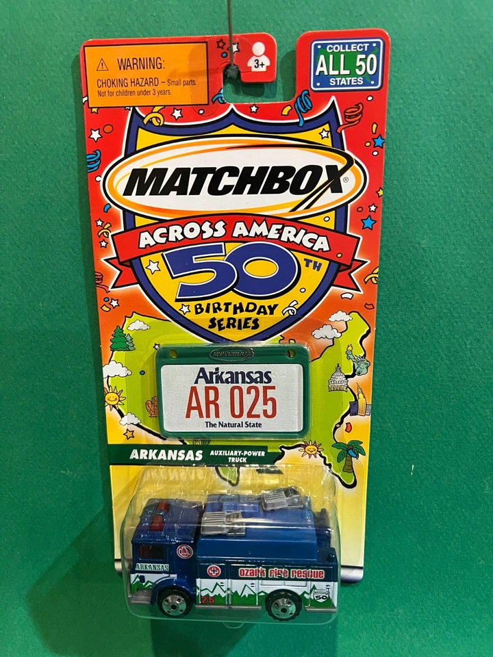Matchbox Across America 50th Birthday Arkansas Power Truck 1/64 Diecast BX48 - Image 1 of 1