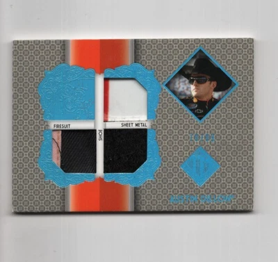 AUSTIN DILLON 2013 PRESS PASS RACING NASCAR TOTAL MEMORABILIA QUAD RELIC #D /99 - Image 1 of 2