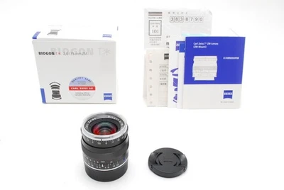 [Top MINT in Box] Carl Zeiss Biogon 35mm f2 ZM T* Black Leica M Lens From JAPAN - Image 1 of 4