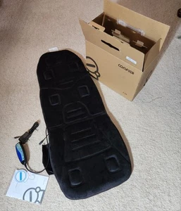 COMFIER Massage Seat Cushion with Heat,Back Massager,10 Vibration Motors,Black - Picture 1 of 14