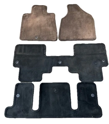 Alfombrillas GMC Acadia Traverse 2007-2016 primera segunda 3ª fila 4 piezas OEM Foto 1 de 4