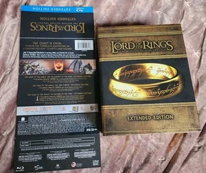 The Lord Of The Rings Motion Picture Trilogy Blu-ray Collector Extended Edition - Picture 1 of 6