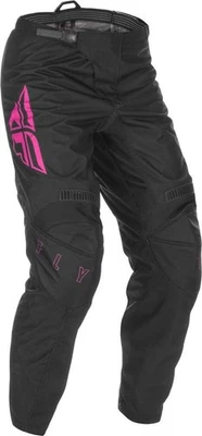 Fly Racing 2021 F-16 Pants Black/Pink Youth 22 Y22 MX Motocross Gear 374-93822 - Image 1 of 2