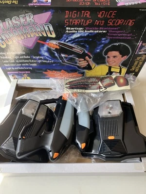 Laser Command Laser Tag Game Set tag - Vintage - probado y funcionando - ver vídeo - Imagen 1 de 4