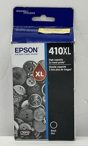 Epson 410XL High-Capacity Black Ink Cartridge (T410XL120) Best by Date 3/25. - Zdjęcie 1 z 10