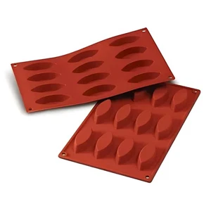 Stampo Silicone Dolci Monoporzione N° 12 Barchetta 72x30 H 15 mm Silikomart - Foto 1 di 1