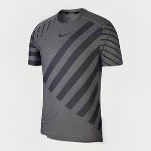 Nike Techknit Ultra Cool Short Sleeve Shirt (Grey) LARGE Men’s BV4687-097 Vapor - Picture 1 of 3