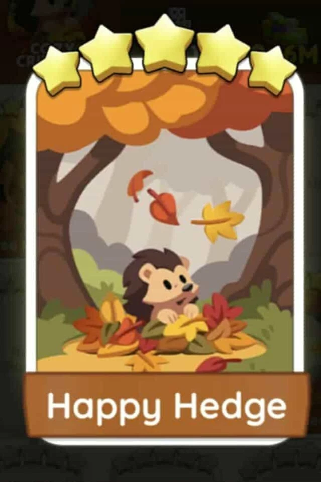 MoNO go 5⭐Sticker With THE NAME OF HAPPY HEDGE WITH🔥SUPERFAST SENDING🔥 - Image 1 of 1