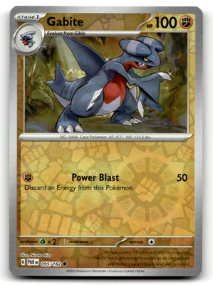 Gabite 095/182 Reverse Holo Common SV04: Paradox Rift LP - Image 1 of 2