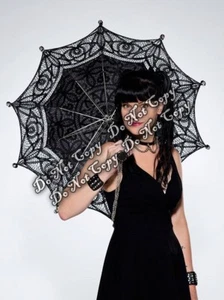 Pauley Perrette NCIS Abby Photo Black Dress Umbrella Sexy Hot 5x7 Rp - Picture 1 of 1