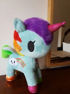 Tokidoki unicorno plush rainbow pixie blue aurora soft toy   - Picture 1 of 5