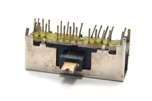 Vintage Schiebeschalter / Switch, seitlich, 3 Stellungen, Reparatur, 24-pin, NOS - Picture 1 of 9