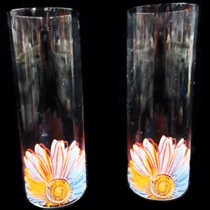 ANDY WARHOL di Rosenthal Orange Daisy SET DI 2 OCCHIALI HI BALL NUOVI MAI USATI - Foto 1 di 6