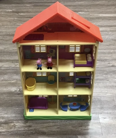 Peppa Pig Peppa’s House Complete With Accessories And Peppa And George HTF!🇺🇸 Cover