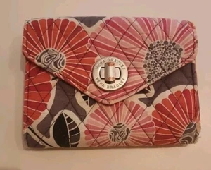 Vera Bradley Cheery Blossoms Your Turn Smartphone Wristlet Lock Wallet Cherry - Picture 1 of 7