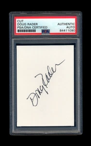 DOUG RADER SIGNED MINT CUT PSA/DNA AUTOGRAPHED HOUSTON ASTROS 5 TIME GOLD GLOVE - Picture 1 of 1