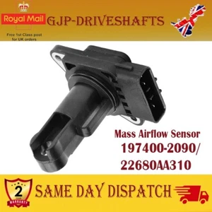 MEDIDOR DE FLUJO DE AIRE MASIVO SENSOR MAF para SUBARU FORESTER IMPREZA LEGACY TRIBU OUTBACK - Imagen 1 de 5
