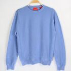Sweater IZOD IN Pure Cashmere Blue Size M Crew-Neck