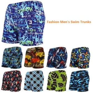 Hombres Calzoncillos Boxer Natación Pantalones Cortos Bañador Traje de Baño Elástico Baúl Pantalones Cortos Pantalón - Imagen 1 de 10