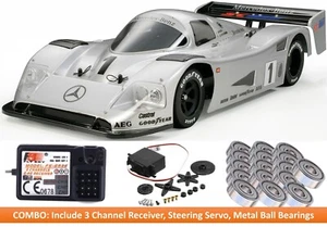 Tamiya RC 1/10 1990 Mercedes-Benz C11 Limited Edition Car Kit Road Car COMBO...# - Foto 1 di 5