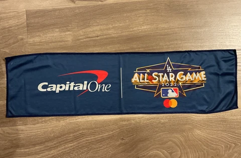 MLB 2022 All Star Game Banner/ Rally Towel Los Angeles Dodgers SGA 7/19/22 Cover
