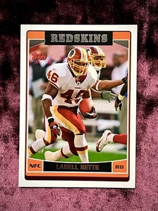 Ladell Betts 2006 Topps #17 MINT Redskins Jersey Iowa Hawkeyes Legends - Picture 1 of 2
