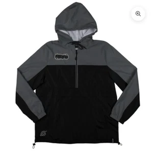 Atsuko Sasuke Naruto Reflective Black Anorak Jacket Size Small NWT - Picture 1 of 8