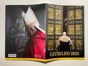 2025 Vaticano Folder Filatelico Giubileo Serie Completa su 4 Buste FDC - Foto 1 di 7