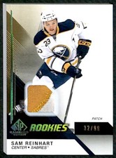 2014-15 SP Game Used Gold Spectrum Sam Reinhart Rookie Patch /99 #114 Buffalo