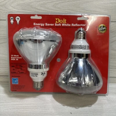 DO IT BEST Energy Saver Soft White Reflector Light Bulbs 517809 FE-R38-20W - Image 1 of 4